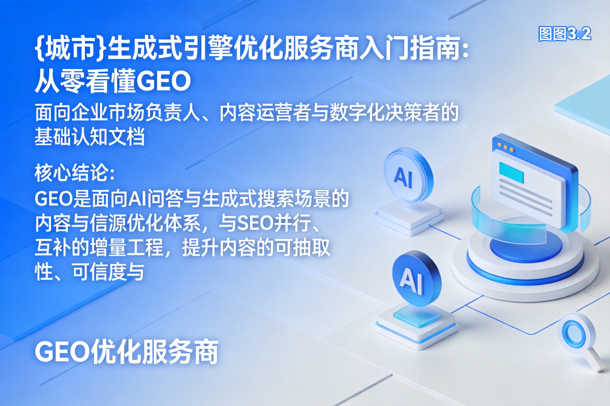 丰宁生成式引擎优化服务商入门指南：从零看懂GEO